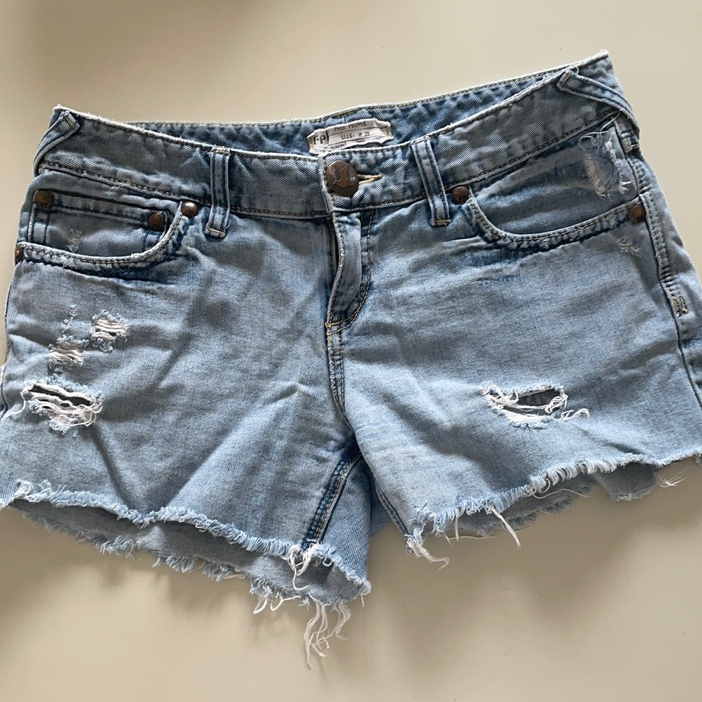Free People Denim Shorts